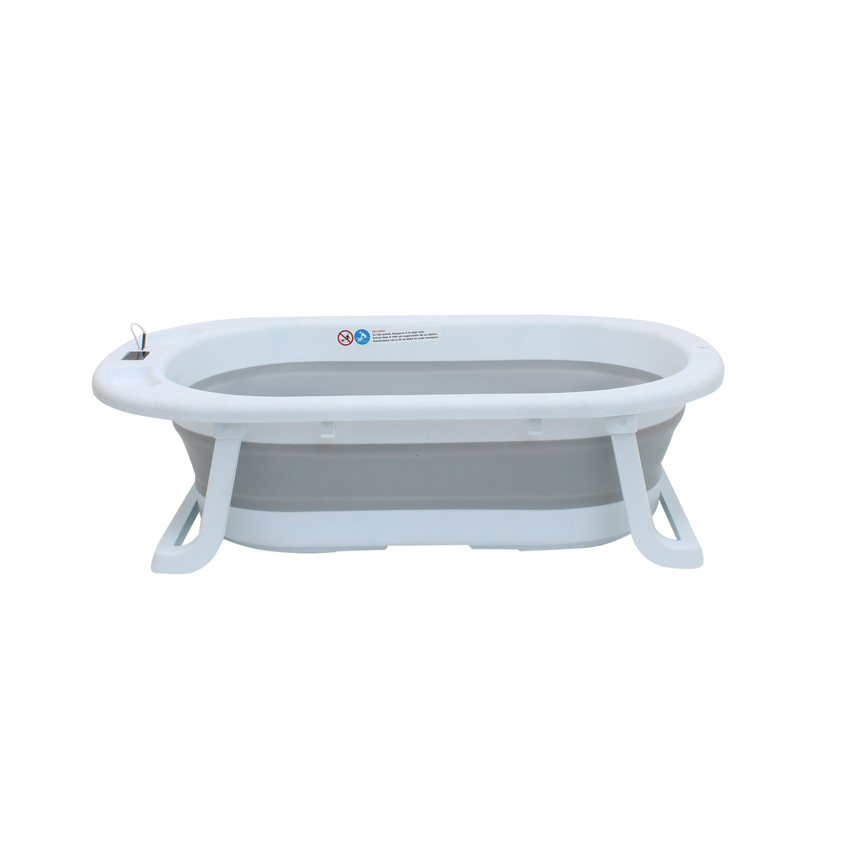 Bañera Plegable Con Cambiador Termómetro Digital Y Soporte, Infanti