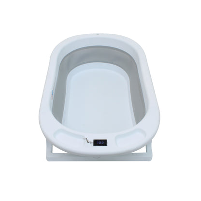 Bañera Plegable Con Cambiador Termómetro Digital Y Soporte, Infanti