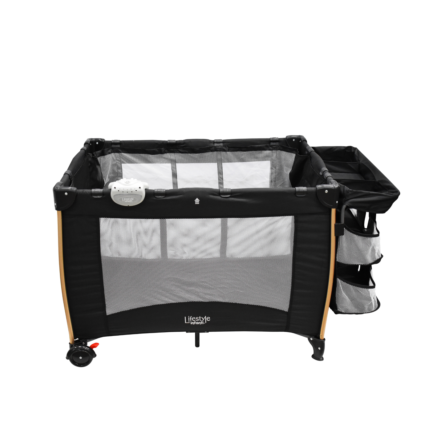 Set Carriola Travel Maverick y Cuna Gianna Lifestyle Negro