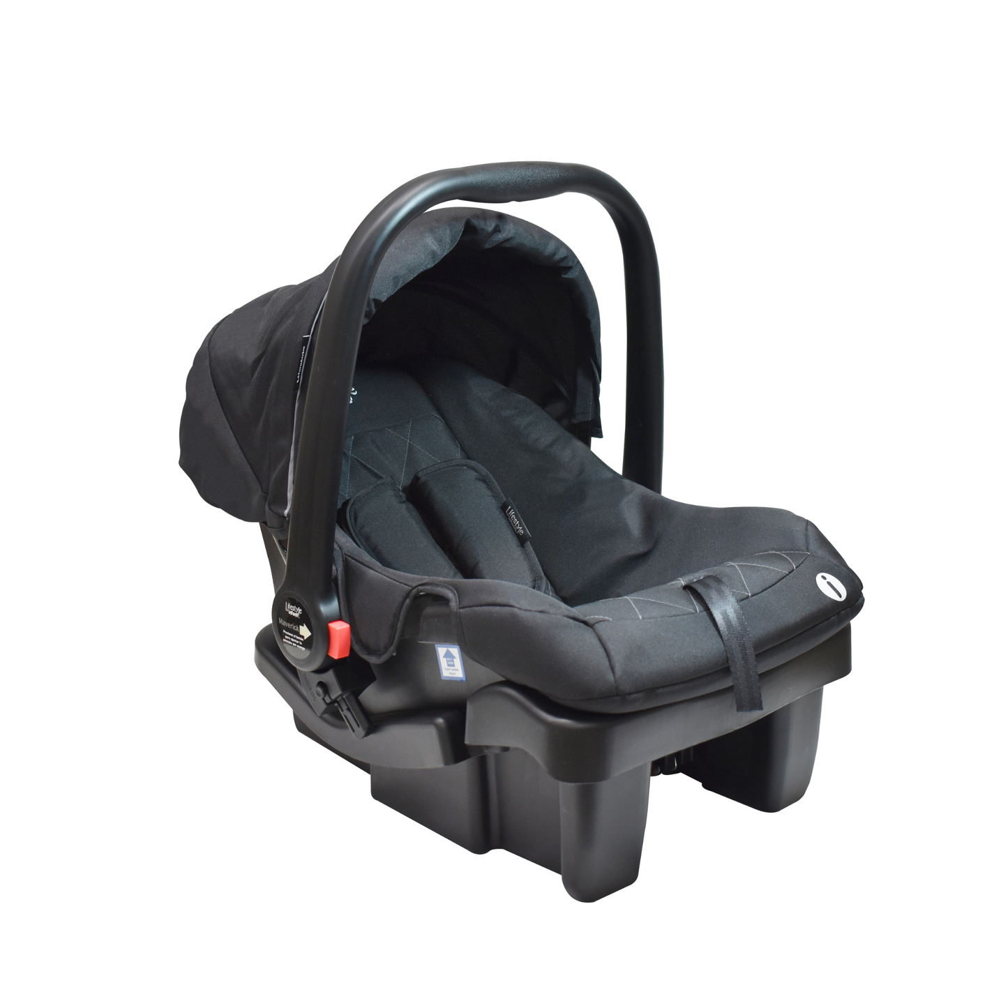 Set Carriola Travel Maverick y Cuna Gianna Lifestyle Negro