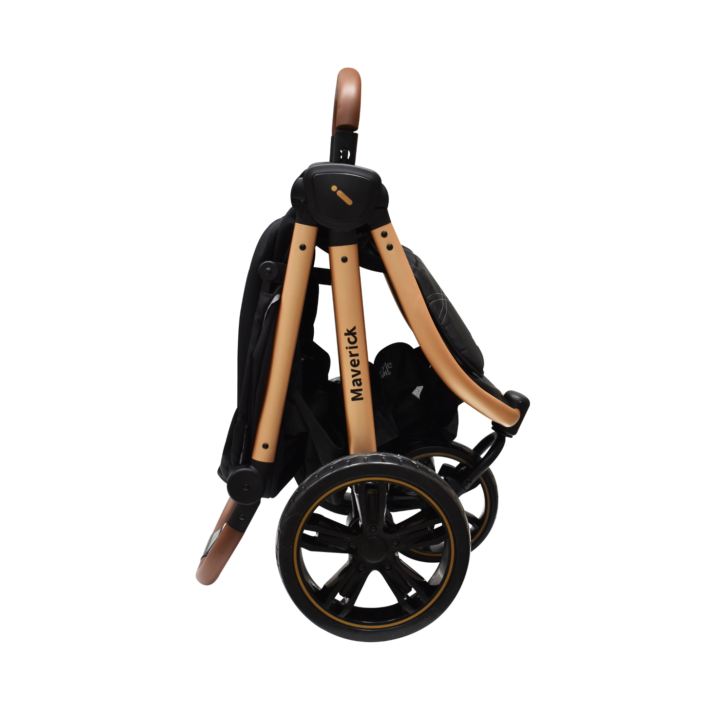 Set Carriola Travel Maverick y Cuna Gianna Lifestyle Negro