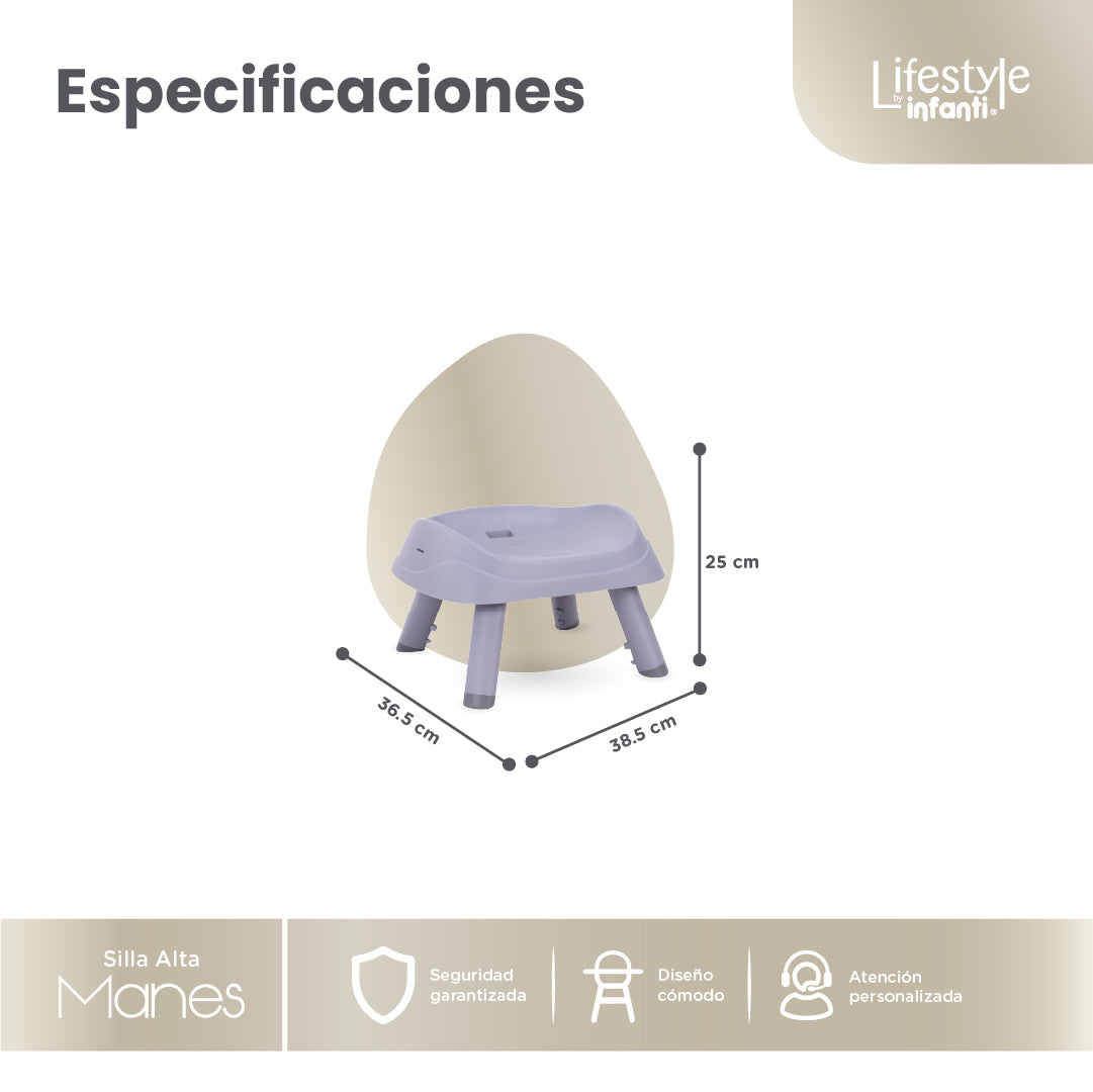 High Chair For Dining Adjustable And Detachable Body 