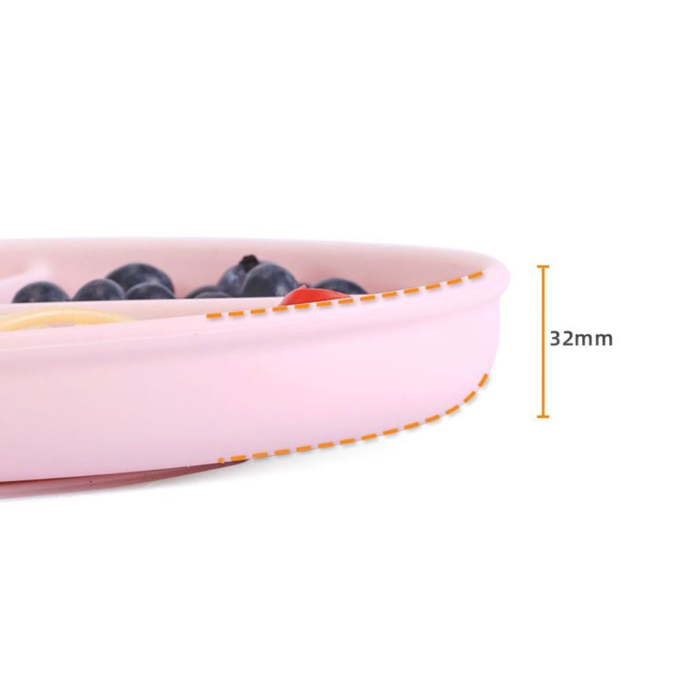 Plato de Silicón con Base de Succión y Divisiones, Lifestyle By Infanti