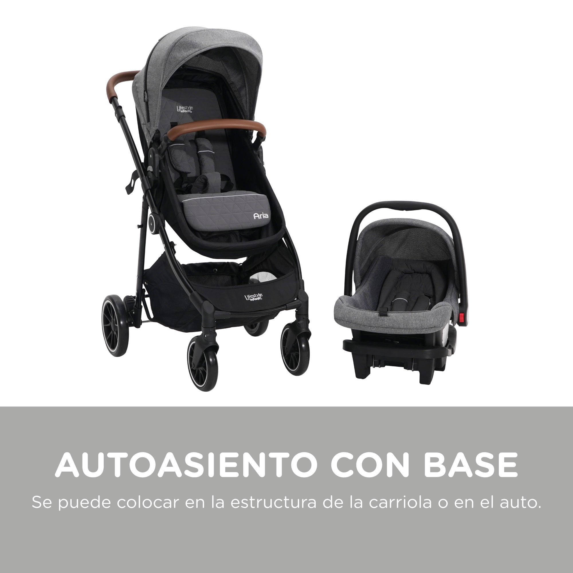 Carrinho de bebê Costzon Foldable Baby Kids Travel Stroller Cinza/Laranja -  Bebe Importados Miami