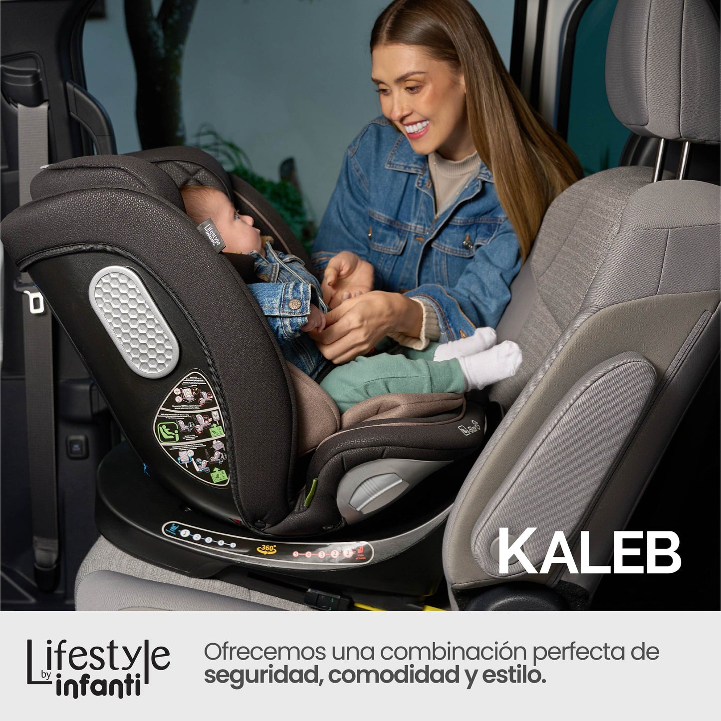 Lifestyle By Infanti Autoasiento Kaleb 360° I-size Isofix