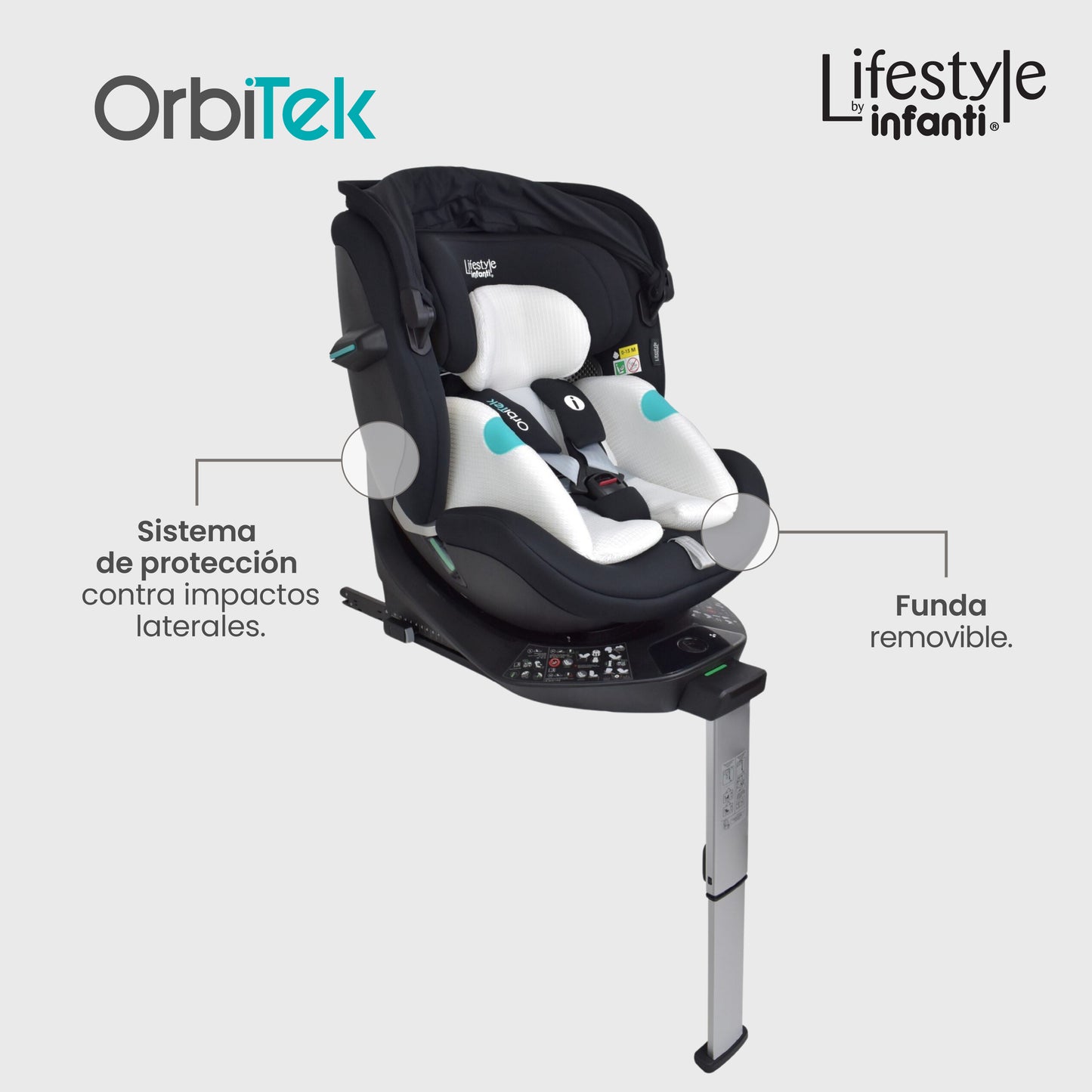 Autoasiento Electrónico Orbitek Con Giro 360