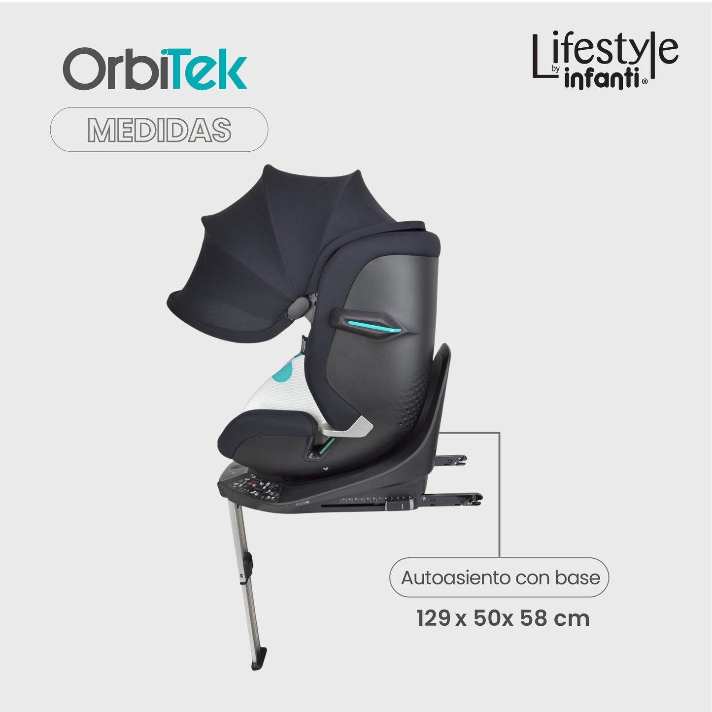 Autoasiento Electrónico Orbitek Con Giro 360