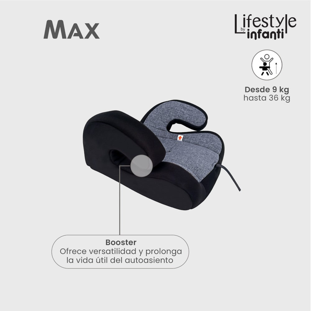Autoasiento Booster Para Bebé Max Lifestyle By Infanti