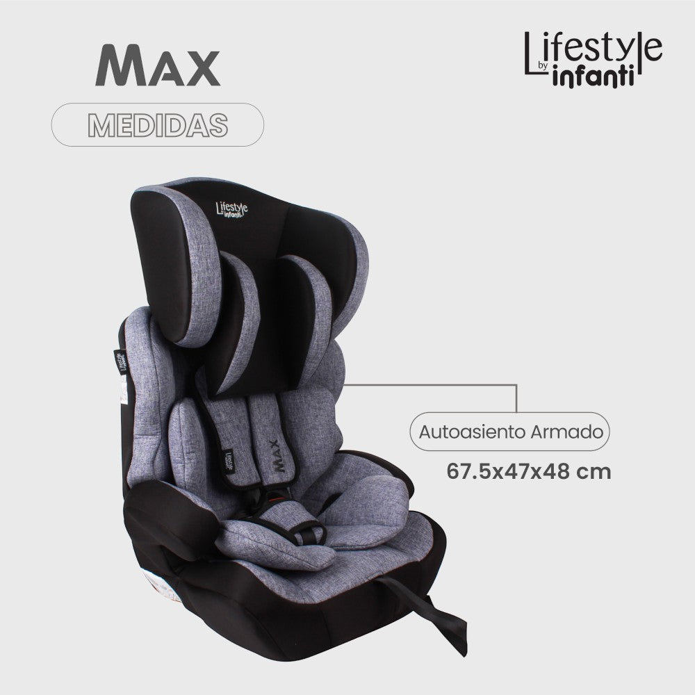 Autoasiento Booster Para Bebé Max Lifestyle By Infanti