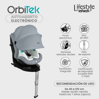 Autoasiento Electrónico Orbitek Con Giro 360