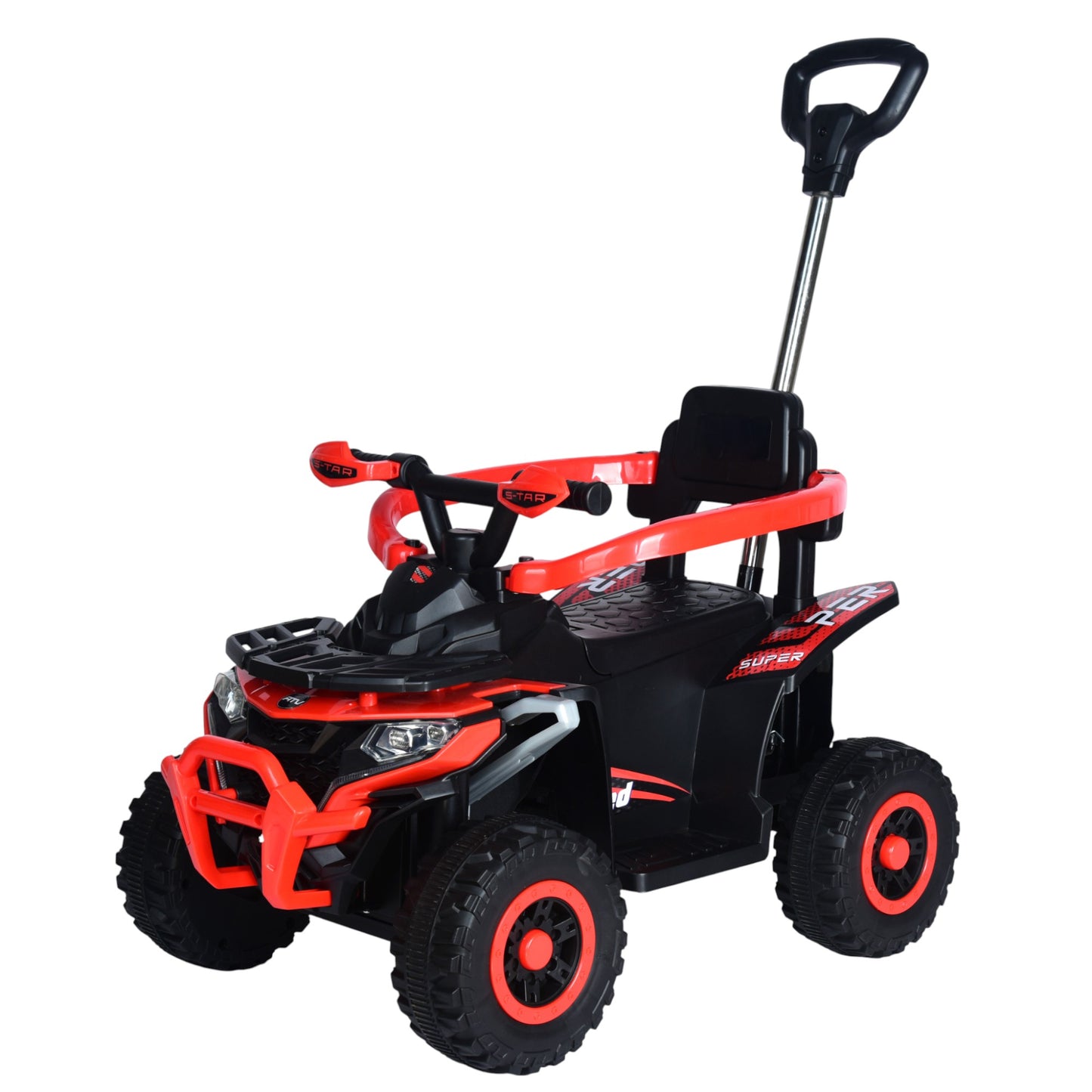 Cuatrimoto Montable Con Música Y Luces, Barras De Seguridad