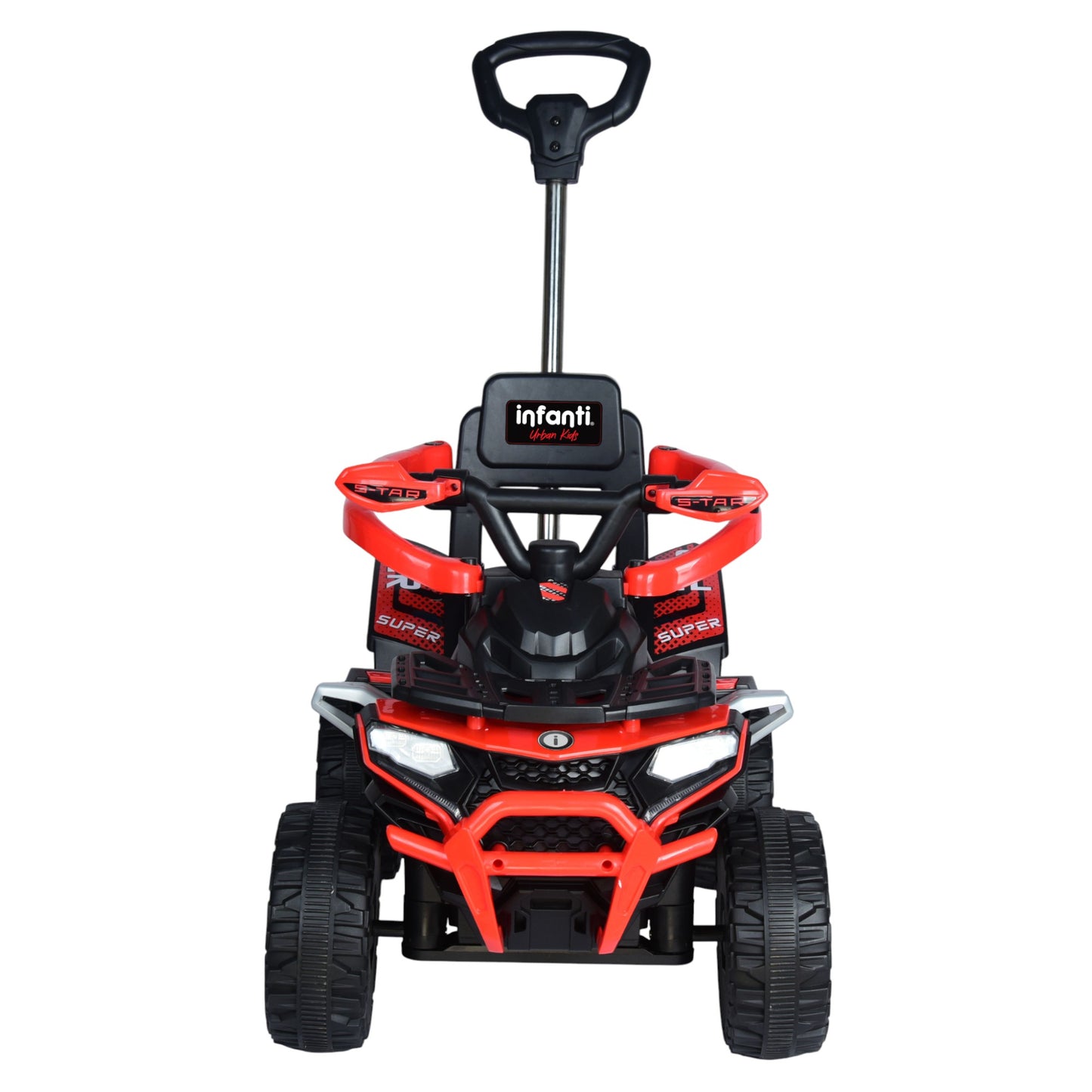 Cuatrimoto Montable Con Música Y Luces, Barras De Seguridad