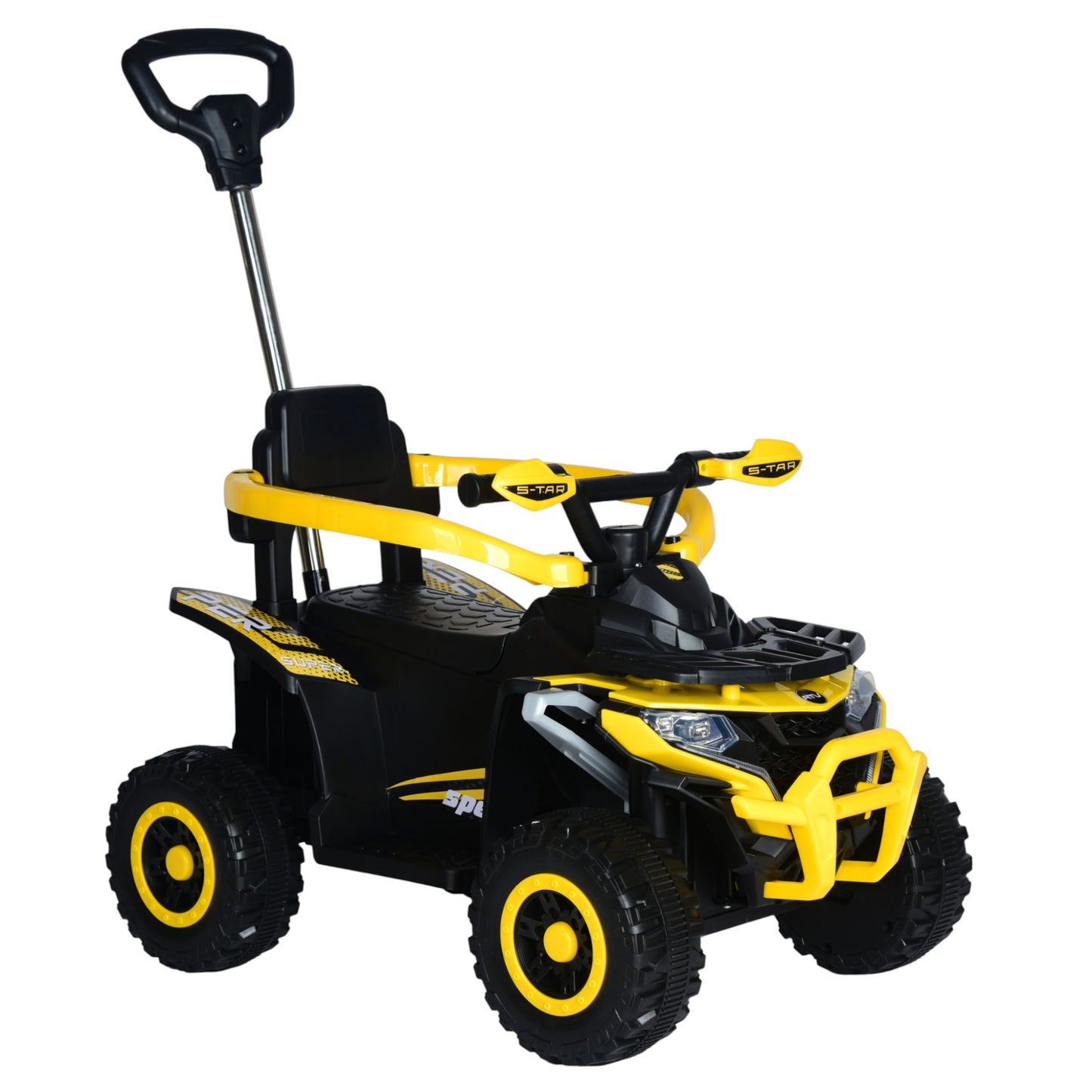 Cuatrimoto Montable Con Música Y Luces, Barras De Seguridad