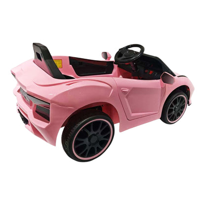 Carro Eléctrico Montable Tipo Deportivo Con Luces Y Musica