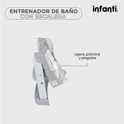 Entrenador De Baño De Oso Con Escalera Ligera, Práctica Y Plegable