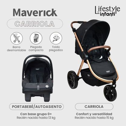 Carriola Lifestyle By Infanti Maverick Sistema de Viaje