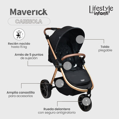 Carriola Lifestyle By Infanti Maverick Sistema de Viaje