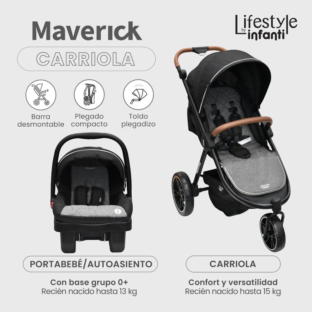 Carriola Lifestyle By Infanti Maverick Sistema de Viaje