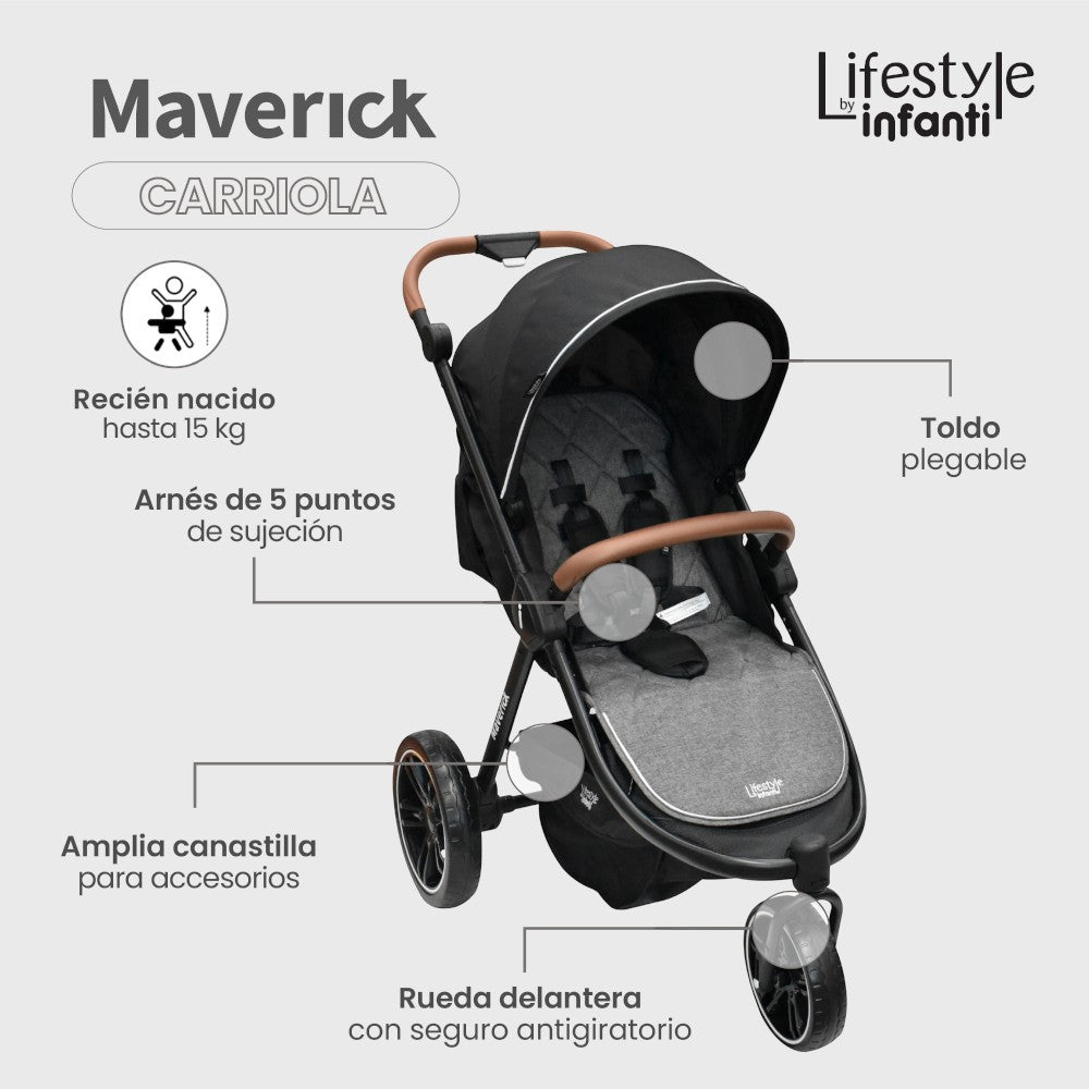 Carriola Lifestyle By Infanti Maverick Sistema de Viaje