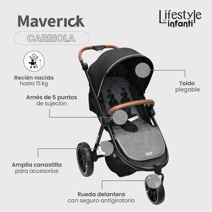 Carriola Lifestyle By Infanti Maverick Sistema de Viaje