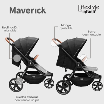 Carriola Lifestyle By Infanti Maverick Sistema de Viaje