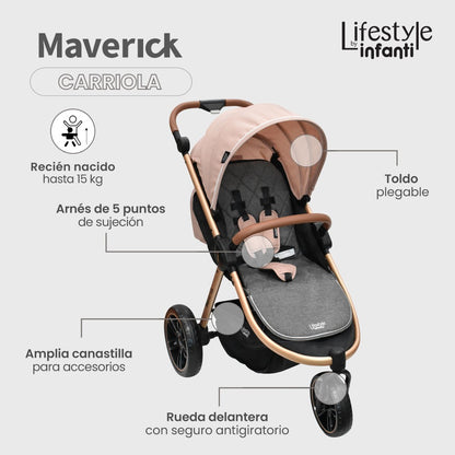 Carriola Lifestyle By Infanti Maverick Sistema de Viaje