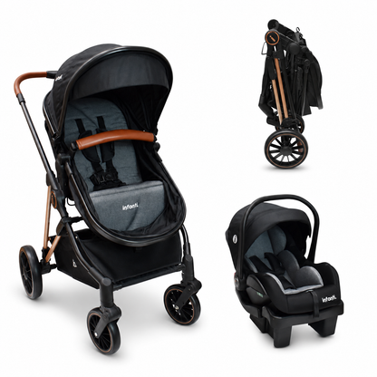 Carriola Ana Con Sistema De Viaje Convertible A Bambineto Mango Ajustable
