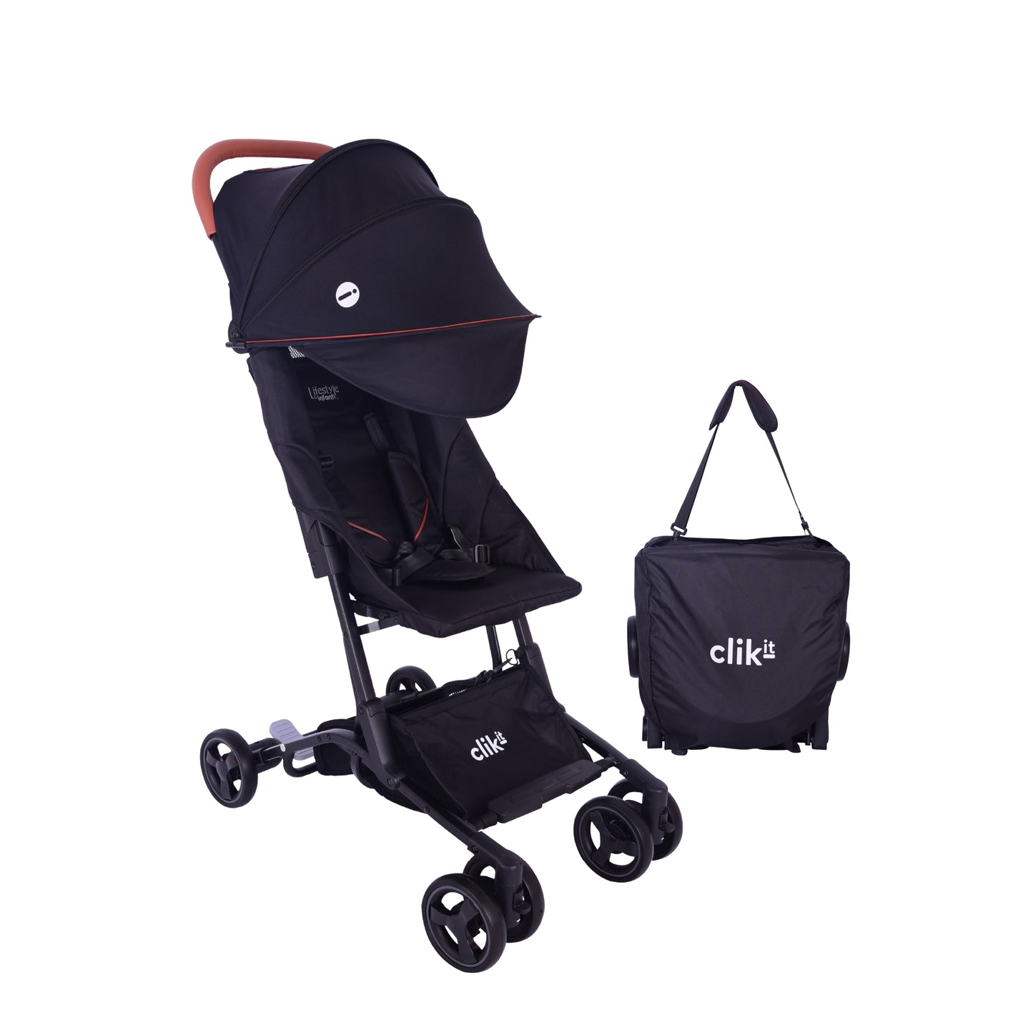 Carriola Lifestyle By Infanti Clik It Plegable Ligera Ideal Para Llevarla En Avión