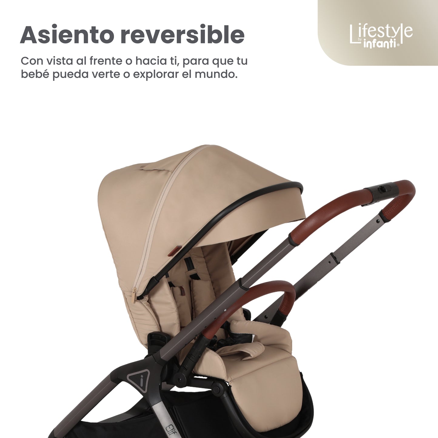 Carriola Elif Con Sistema De Viaje Base ISOFIX y Plegado Ultra Compacto