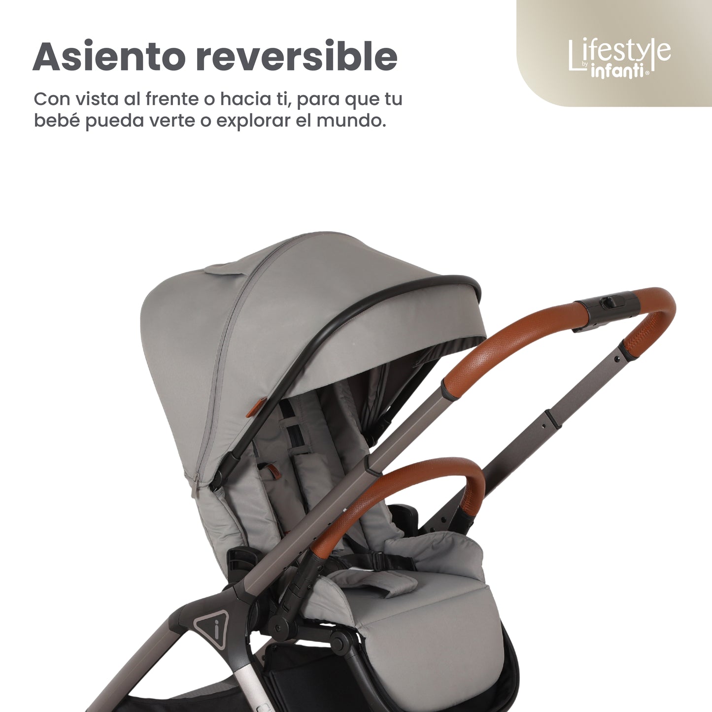 Carriola Elif Con Sistema De Viaje Base ISOFIX y Plegado Ultra Compacto