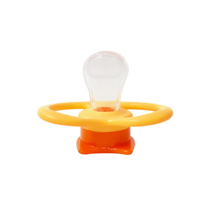 Chupón Ortodóntico Naranja con Estampado de Zorro, Libre de BPA, Infanti