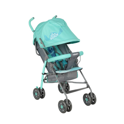 Carriola Bastón Stitch Disney Con Reclinación Ajustable Ultra Ligera y Plegable