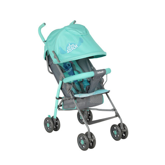 Carriola Bastón Stitch Disney Con Reclinación Ajustable Ultra Ligera y Plegable