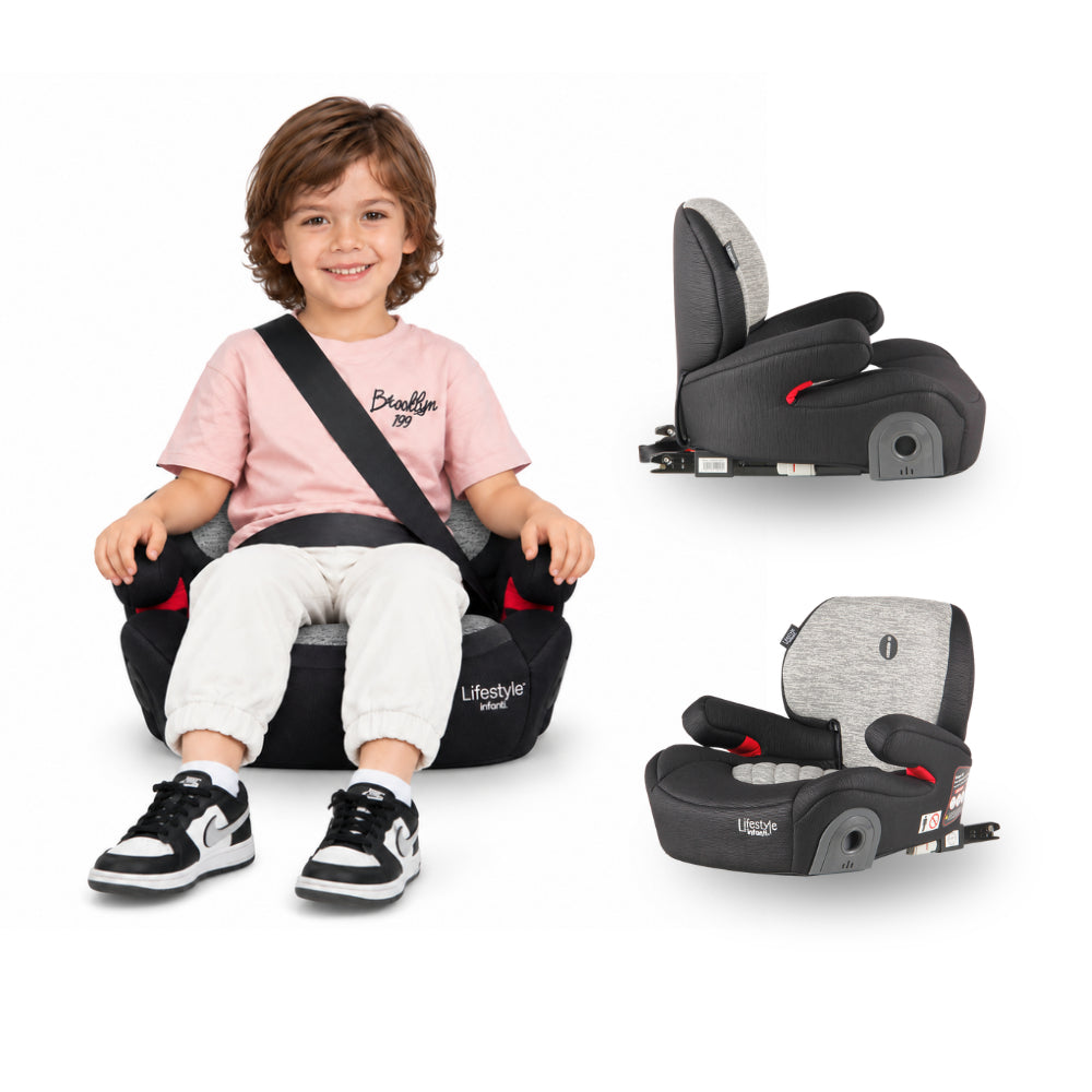 Autoasiento Booster Graham Con ISOFIX Respaldo Acolchado Y Diseño Ergonómico