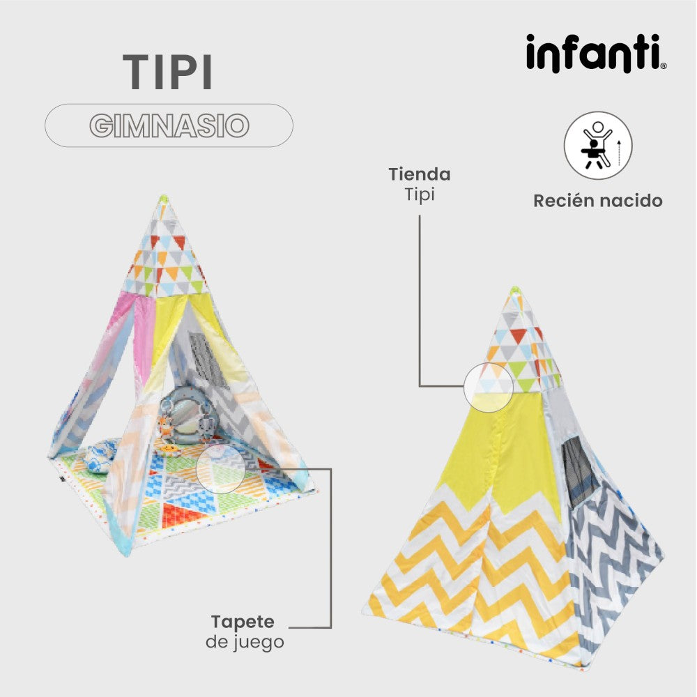 Gimnasio Para Bebé Tipi Con Juguetes Colgantes