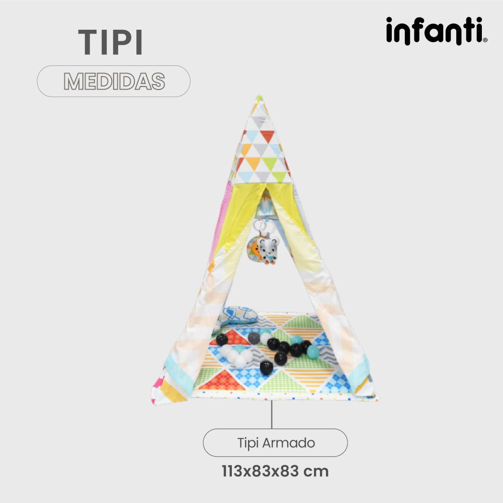 Gimnasio Para Bebé Tipi Con Juguetes Colgantes