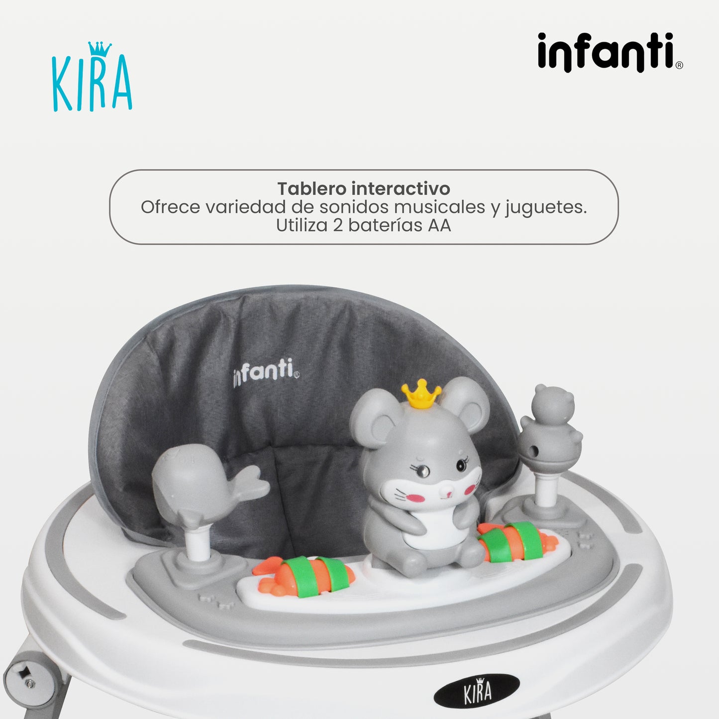 Andadera Kira Infanti Musical con Luces