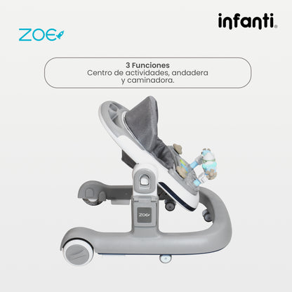 Combo Infanti Carriola Travel System, Andadera 2 en 1 y Silla Alta Para Bebé