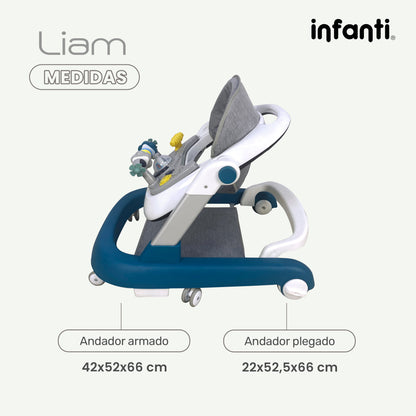 Andadera Para Bebé 3 En 1 Liam Lifestyle By Infanti