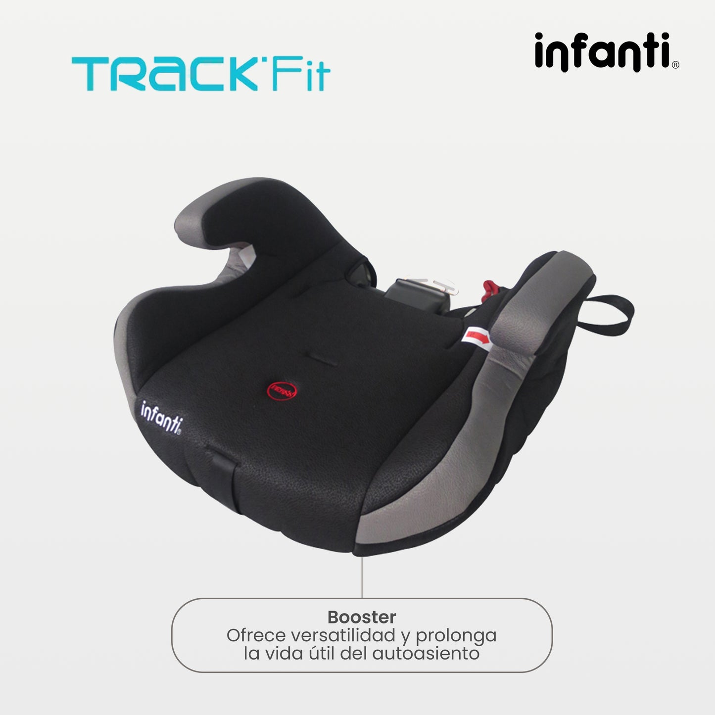 Autoasiento Infanti Track Fit Booster Grupo 1, 2 y 3 Anclaje Universal