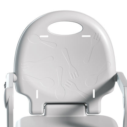 Silla Alta 3 en 1 Lucky para Bebé con Arnés 5 Puntos y Charola Ajustable, Ligera y Segura hasta 15 kg ideal desde 6 meses