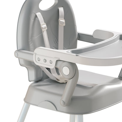 Silla Alta 3 en 1 Lucky para Bebé con Arnés 5 Puntos y Charola Ajustable, Ligera y Segura hasta 15 kg ideal desde 6 meses