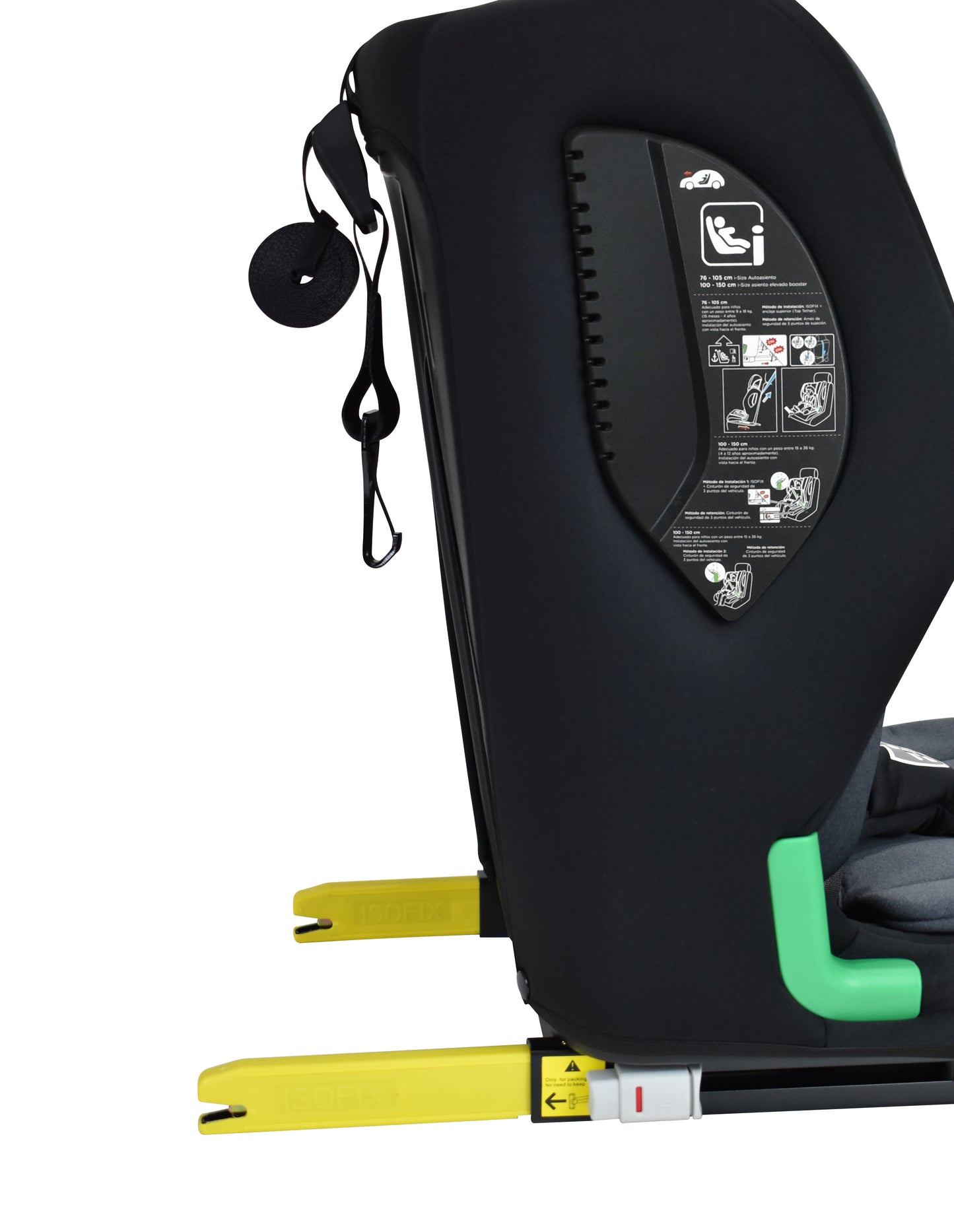 Autoasiento Foldex Grupo 1, 2 y 3 De 76 A 150 cm, i-Size, Arnés De 5 Puntos, ISOFIX, Top Tether, Soporte De Cabeza Ajustable, Protección Lateral, Plegable, Portavasos, Lifestyle By Infanti