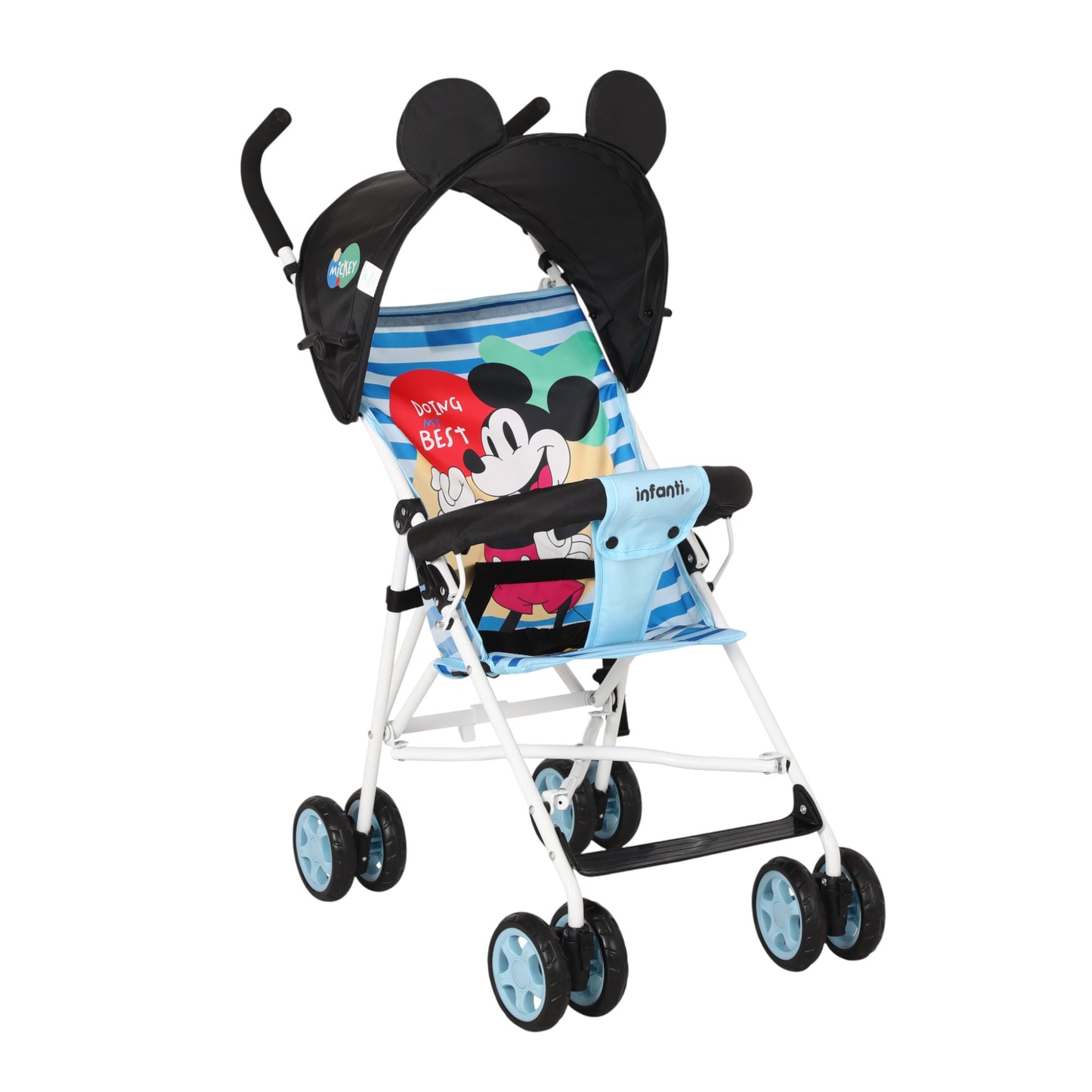 Carriola Bastón Infanti Disney Plegable Barra De Empuje Descansapies