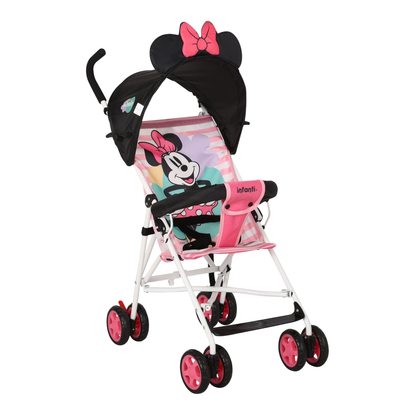 Carriola Bastón Infanti Disney Plegable Barra De Empuje Descansapies