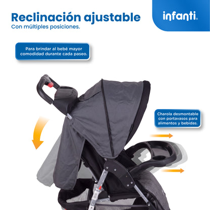 Stroller With Travel System And Tray