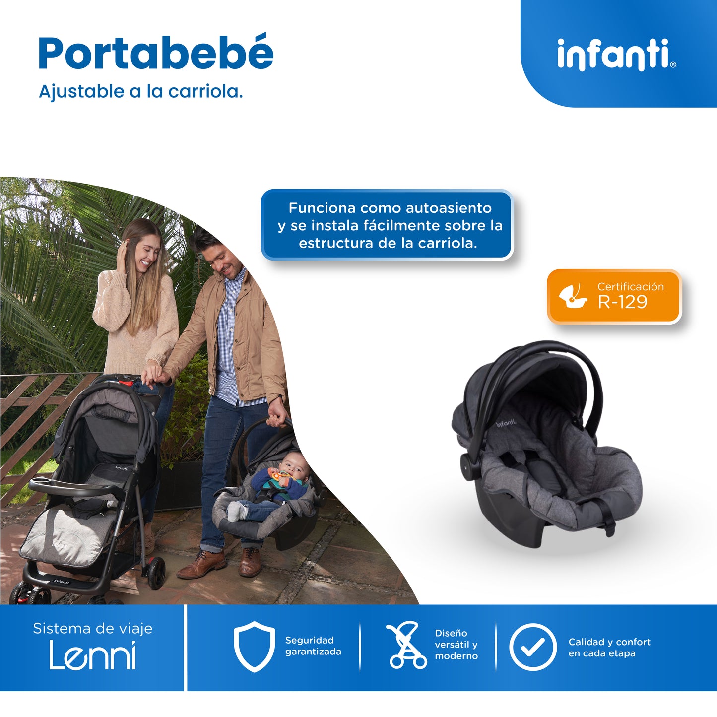 Stroller With Travel System And Tray