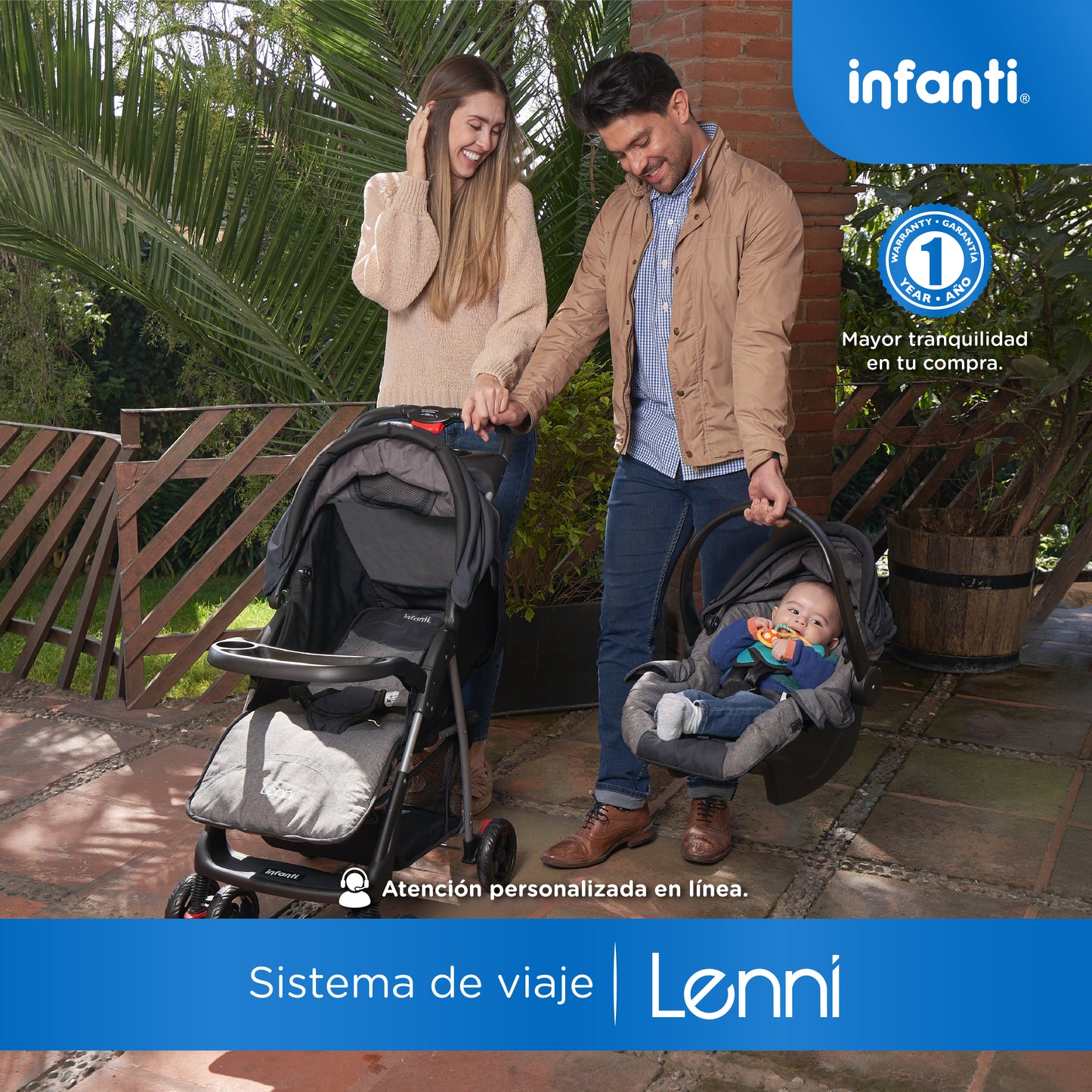 Stroller With Travel System And Tray