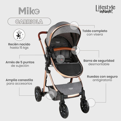 Carriola Mike Lifestyle by Infanti Travel System