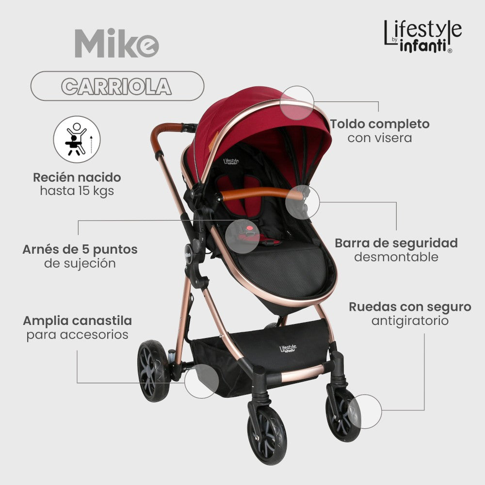 Carriola Mike Lifestyle by Infanti Travel System